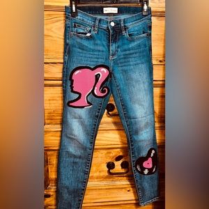 Hand-Painted Barbie Jeans!!